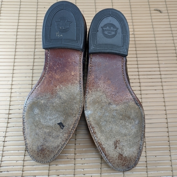 Florsheim Burgundy Leather Wingtip Brogue Oxford Dress Shoes Men's Size 10.5E 23 - Picture 9 of 10